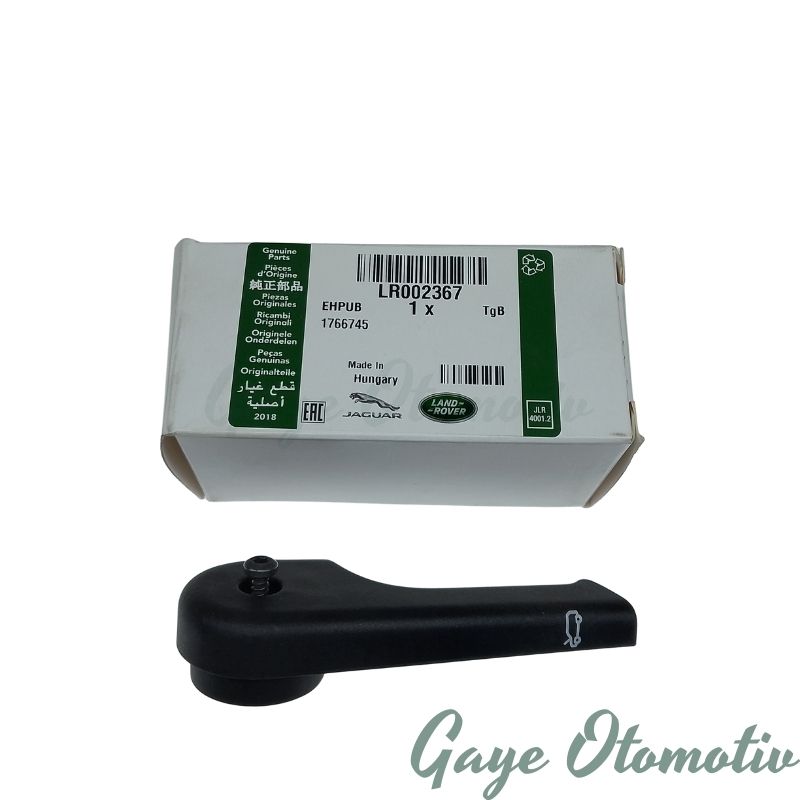 LR002367 Kaput Açma Kolu – Freelander 2, Discovery Sport ve Evoque modelleri için orijinal motor kaputu açma kolu