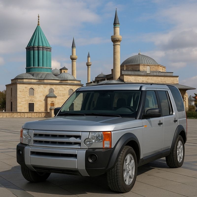 Land Rover yedek parça Konya – Discovery 3 Mevlana Camii önünde