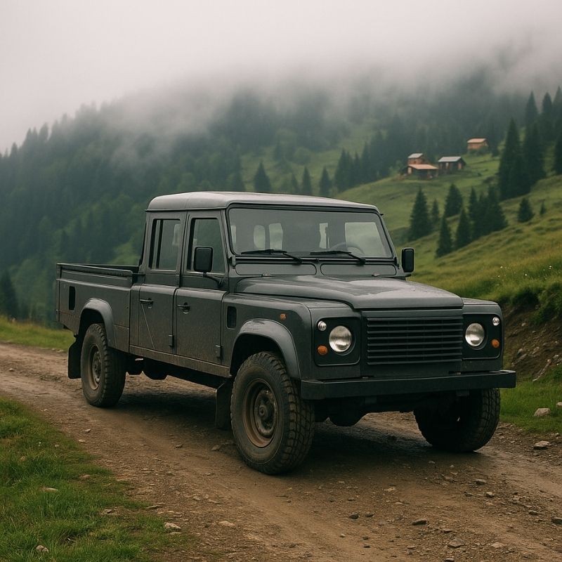 Land Rover yedek parça Trabzon – yayla yolunda Defender 130