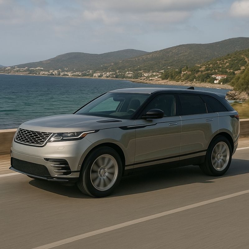 Turgutreis Bodrum sahil yolunda Range Rover Velar – Land Rover Yedek Parça