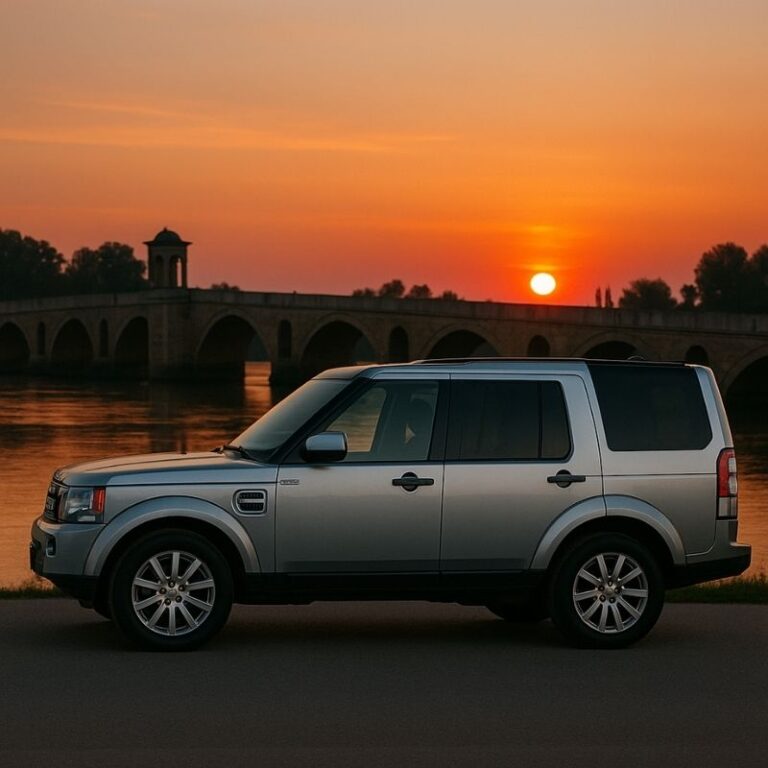 Land Rover yedek parça Edirne – Discovery 4, Meriç Köprüsü yanında yandan görünüm