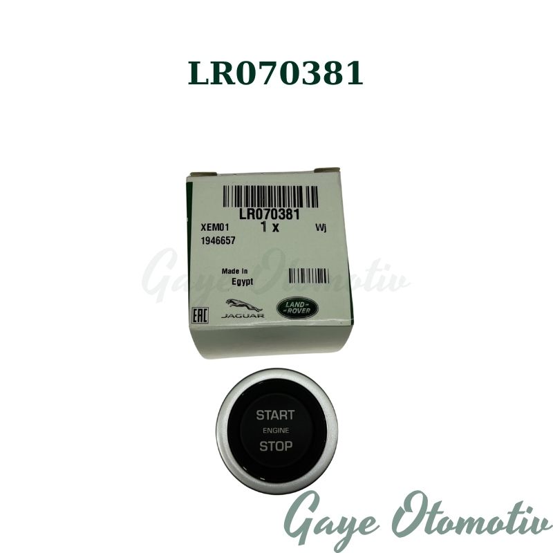 LR070381 start stop düğmesi Discovery Sport Range Rover Velar Evoque