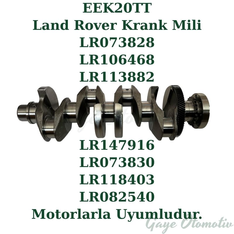 EEK20TT krank mili Discovery Sport Evoque Velar 2.0 dizel