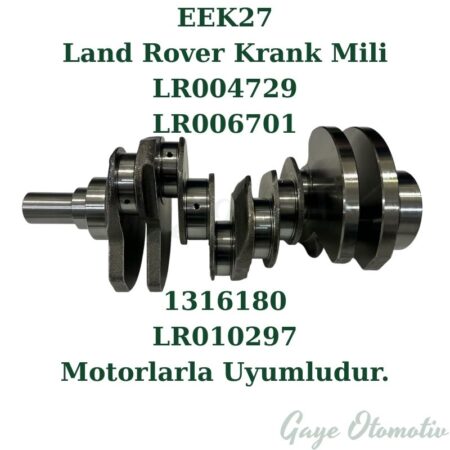 EEK27 krank mili 2.7 V6 Lion Discovery 3 Range Rover Sport