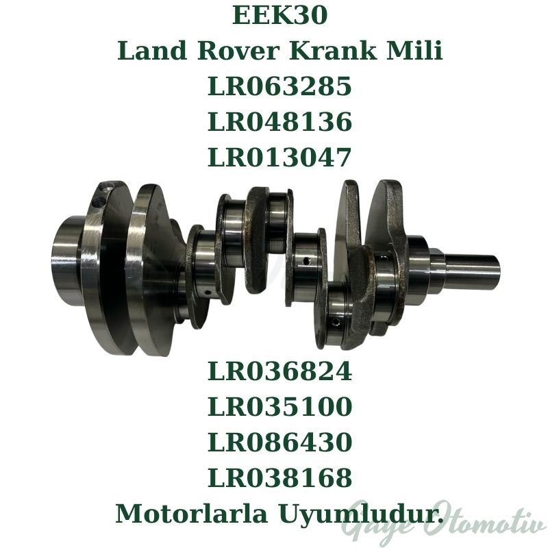 EEK30 krank mili 3.0 V6 dizel Discovery 4 Range Rover
