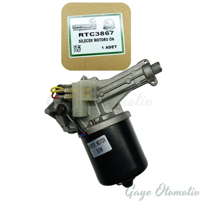 RTC3867 ön silecek motoru dişli dahil